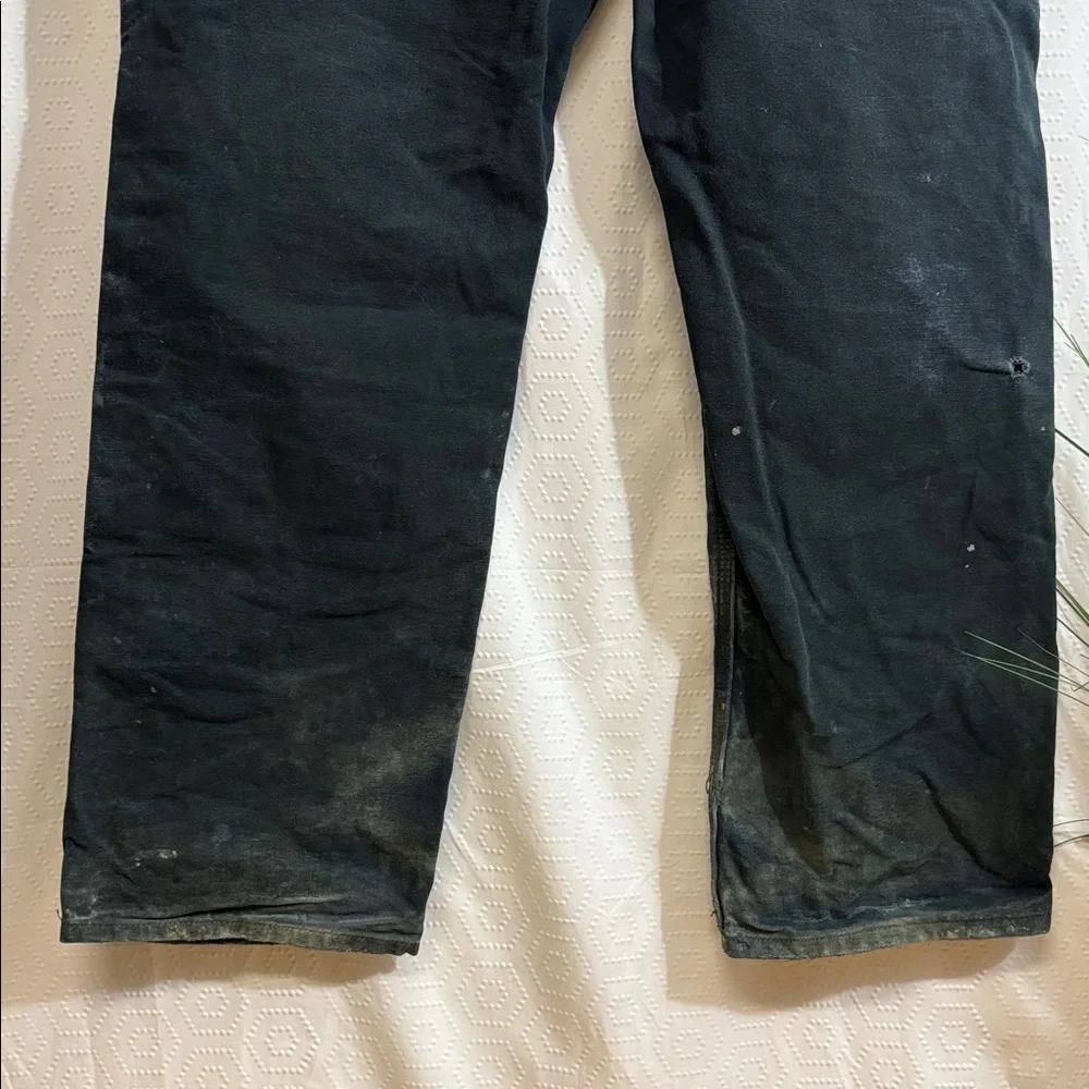 Vintage Carhartt Made in USA Double Knee Duck Canvas Work Pants